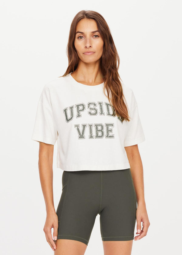 Cisco Crop Tee in Ivory