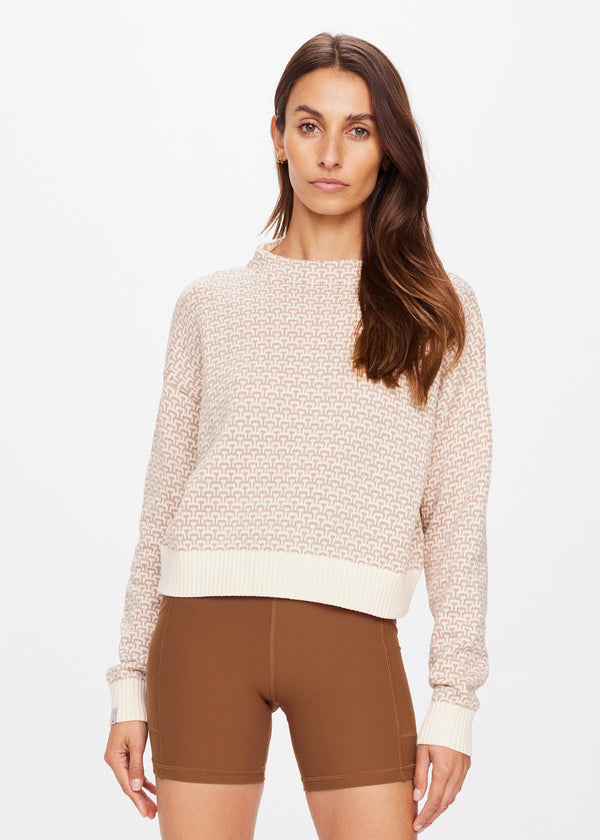 Castilla Clara Knit Crew in Creme