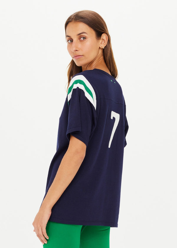 Drifter Seven Tee in Navy