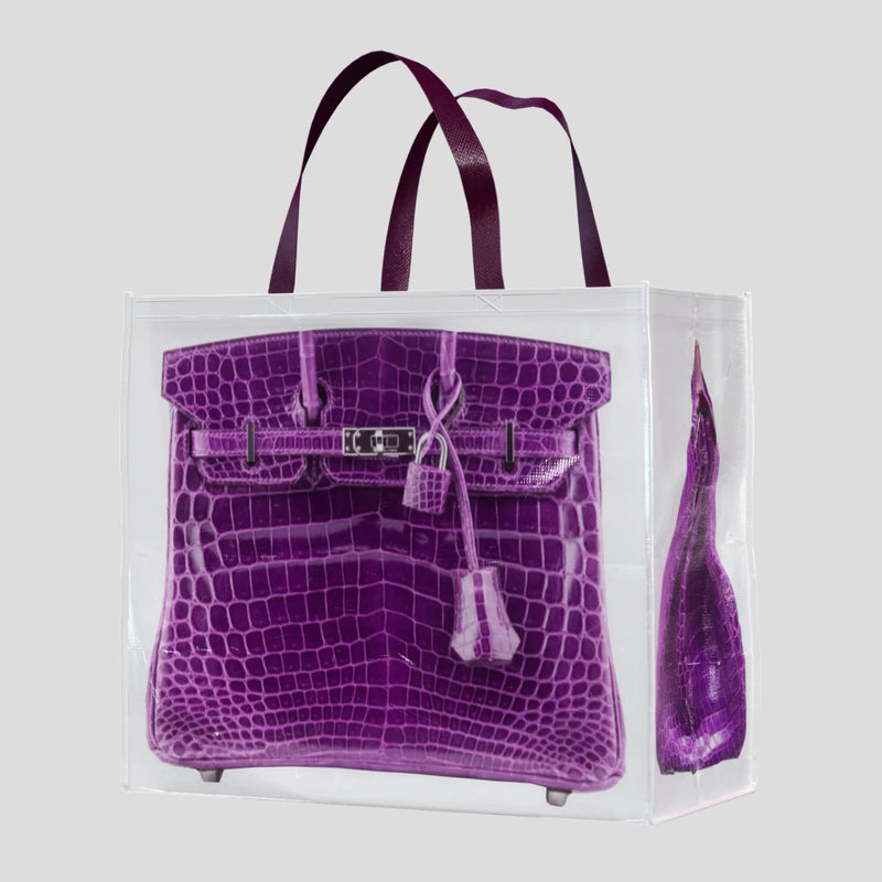 Grocery Bag in Purple