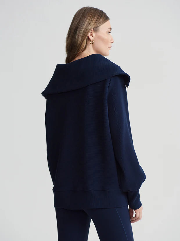 Vine Half Zip in Dark Sapphire