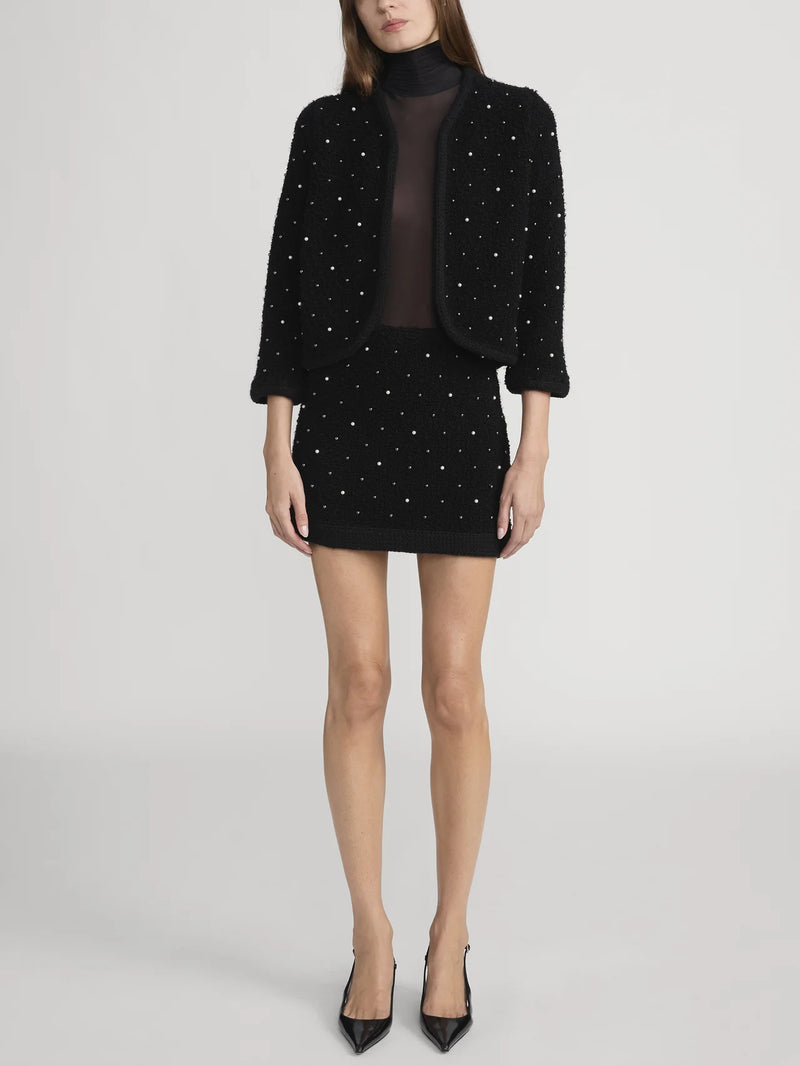 Embellished Skirt in Black