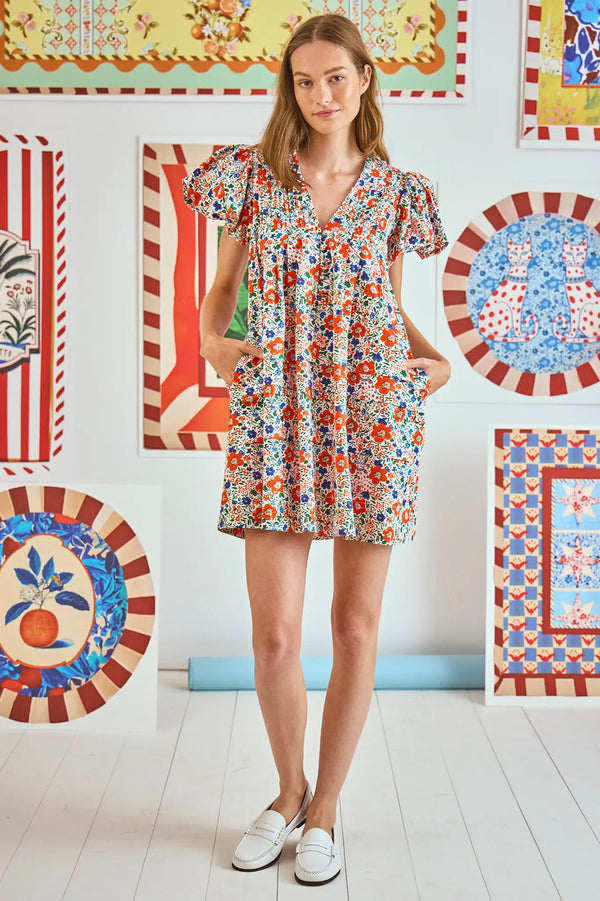 Wilkes Dress in Catnap