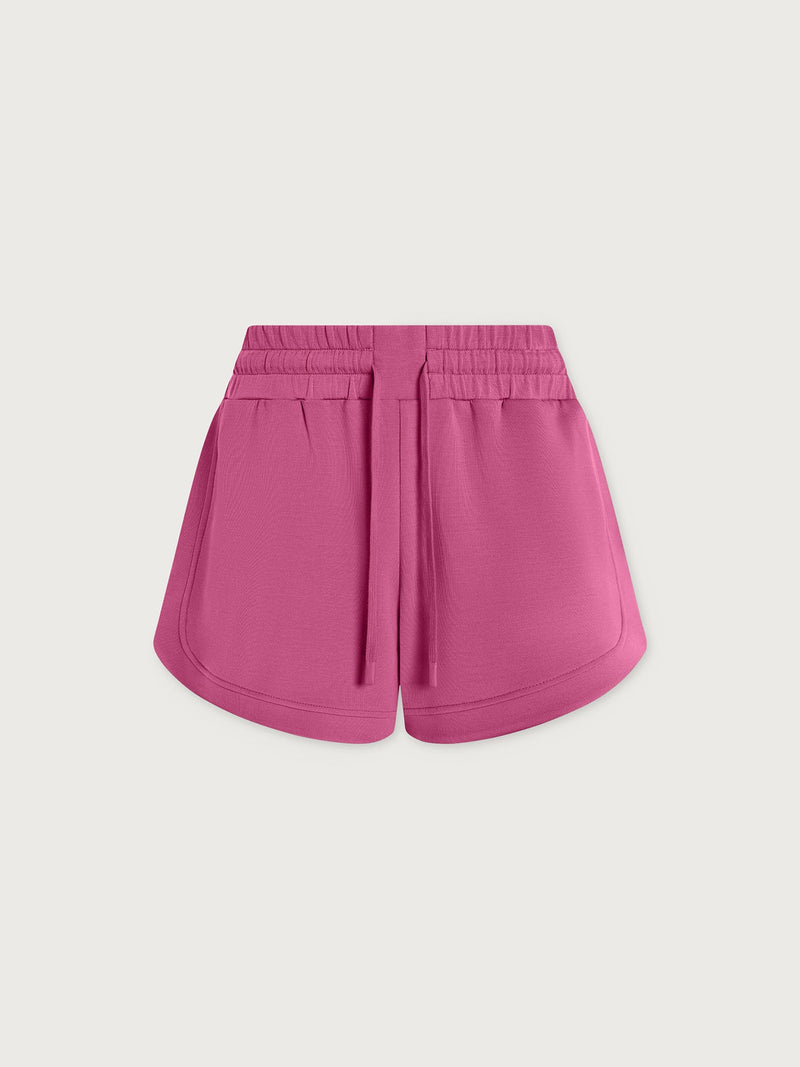 Ollie High-Rise Short 3.5" in Ibis Rose