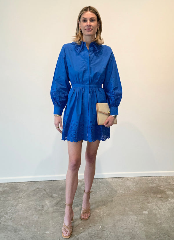 Gemma Dress in Cobalt
