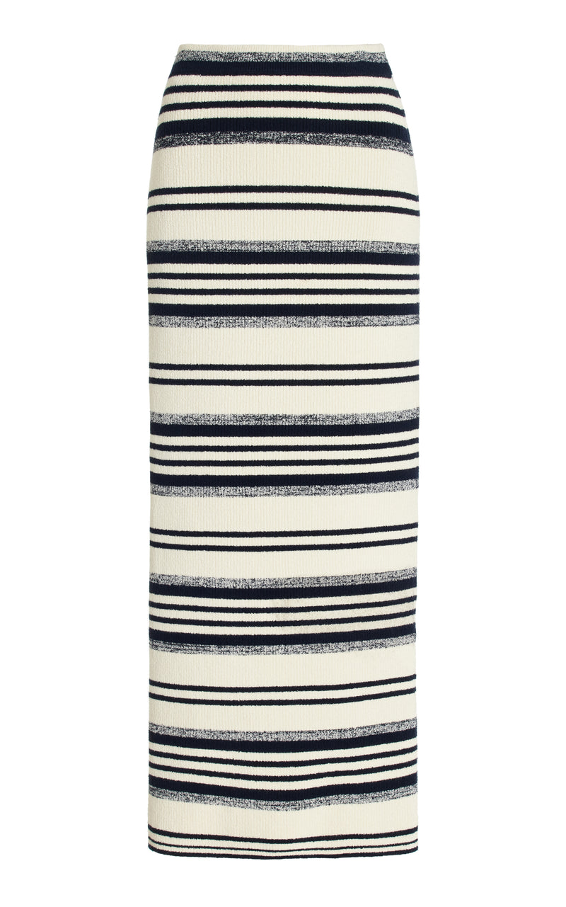 Teagan Skirt in Midnight Stripe