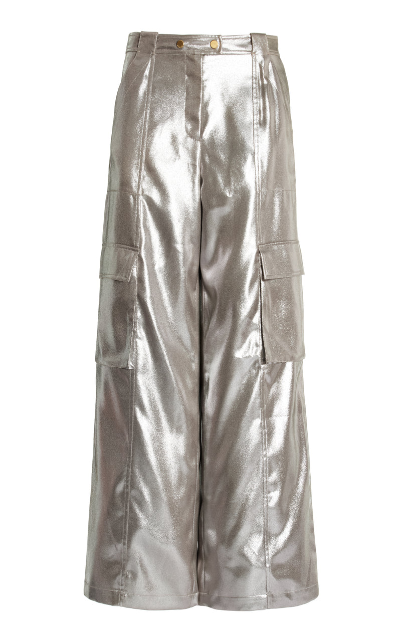 Beatriz Pant in Silver