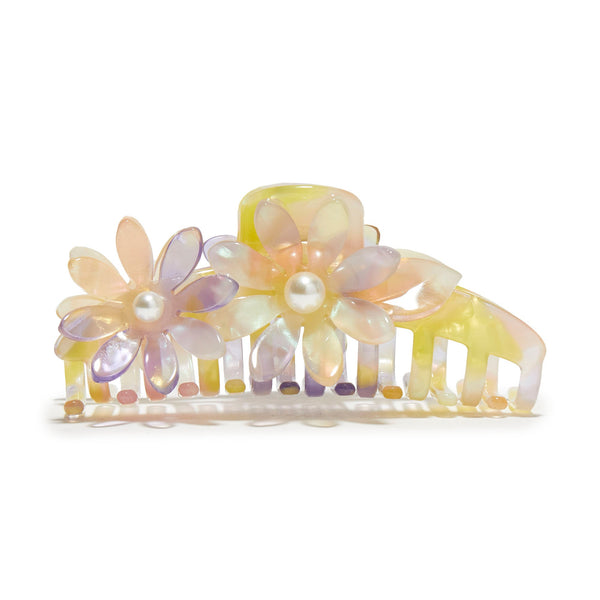 Petunia Claw Clip in Holographic Rainbow