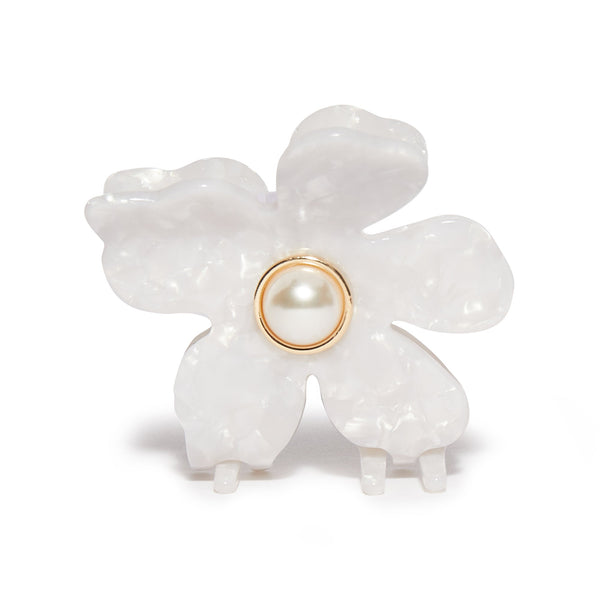 Lily Claw Clip in Mother of Pearl