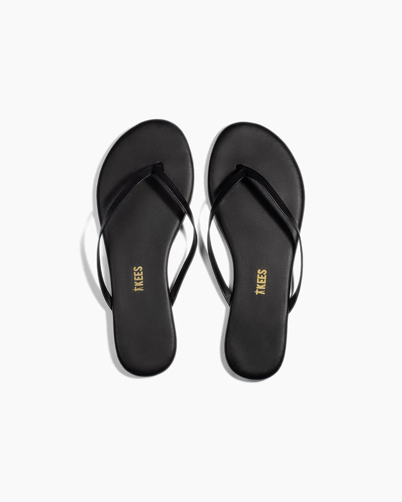 Leather Flip Flops in Sable