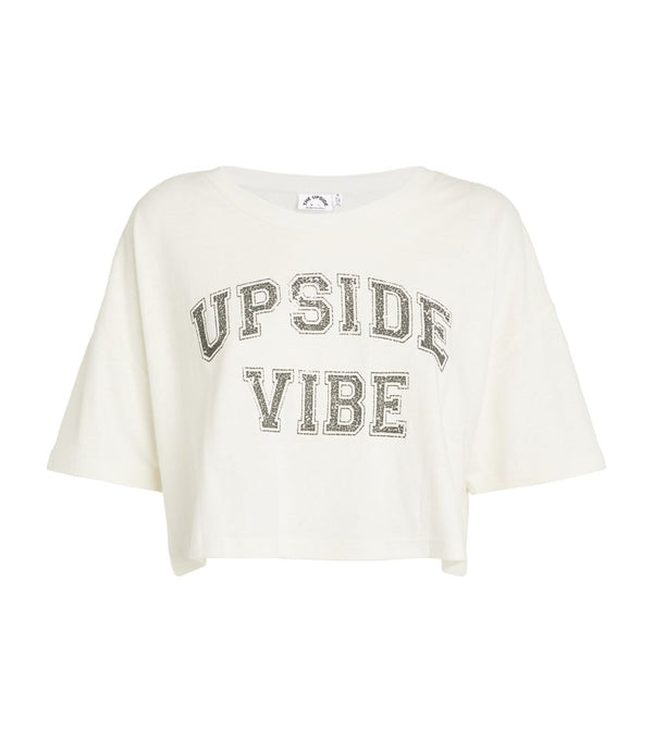 Cisco Crop Tee in Ivory