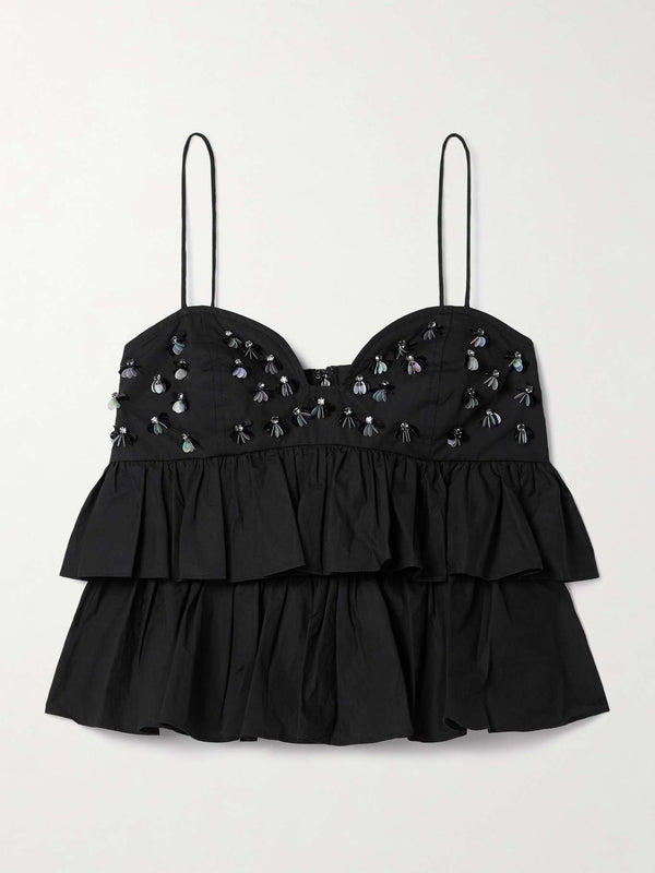 Lucia Top in Noir