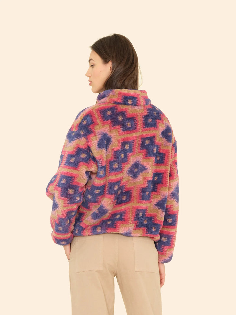 Ridge Pullover in Mosaic Tile